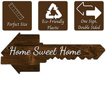 Load image into Gallery viewer, Extra Large Real Estate Key Sold Sign | One Sign Double Sided | Social Media Photo Prop for Realtors and New Home Owners | Real Estate Agent Gift (Home Sweet Home / Sold!)