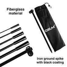 Load image into Gallery viewer, QSUM Open House Signs for Real Estate Agents, Open House Flag with Pole Kit/Ground Stake, Windless Opening Signs Banner for Business