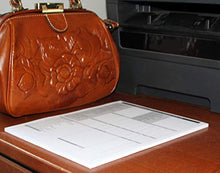 Load image into Gallery viewer, Real Estate Agent Supplies - Real Estate Transaction Log, a Closing Checklist Planner Notepad for Realtor File Folders to Organize Listing & Sale Client Closings. 50 Sheet Pad 8.5X11. Made in the USA.