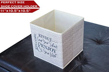 Load image into Gallery viewer, Life Charge Shoe Covers Box - Real Estate Agent Supplies Asking Guests to Please Cover Shoes - Disposable Shoe Bootie Holder For Realtor Listings & Open Houses - Indoor Use | 5 Pack Beige & Black