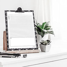 Load image into Gallery viewer, TO DO List Notepad, 50 Page Planner Pad. Undated ToDo Checklist w/Priority & Note Sections. Organize & Track Projects, Clients or Daily Tasks. 8.5 X 11, A4 Sheets.