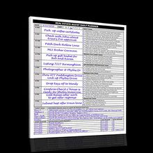 Load image into Gallery viewer, Real Estate Agent Supplies - Daily Planner Task List Notepad. Simple one page document with calendar, task lists, call and mileage log. Keep organized & focused on selling real estate. 8.5 X 11