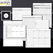 Load image into Gallery viewer, Hourly Planner Notepad. 50 Page Planning Pad w/Appointment Time Block, Task Log List & Note Sections. For Office Work Schedule & Time Management. 8.5 X 11, A4 Sheets.