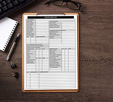 Load image into Gallery viewer, Real Estate Agent Supplies - Home Seller Client Log to include in Listing File Folders. Realtor Log to Track Seller Needs, Home Showings & Agent Activity. 50 Page Notepad. 8.5 X 11. Made in the USA.