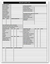 Load image into Gallery viewer, Real Estate Agent Supplies - Home Seller Client Log to include in Listing File Folders. Realtor Log to Track Seller Needs, Home Showings & Agent Activity. 50 Page Notepad. 8.5 X 11. Made in the USA.