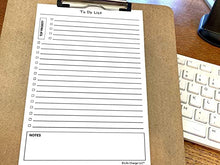 Load image into Gallery viewer, TO DO List Notepads (2 Pack, 50 Pages Each) Planner Pads. ToDo Checklist w/Priority & Note Sections. Organize & Track Projects, Clients or Daily Tasks. 5.5 X 8.5, A5 Sheets. Made in the USA.