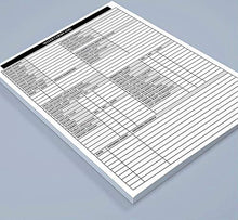 Load image into Gallery viewer, Real Estate Agent Supplies - Home Seller Client Log to include in Listing File Folders. Realtor Log to Track Seller Needs, Home Showings & Agent Activity. 50 Page Notepad. 8.5 X 11. Made in the USA.