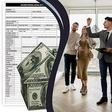 Load image into Gallery viewer, Real Estate Agent Supplies – Real Estate Market Analysis Notepad for Listing Realtor Folders. A Checklist Form to Help Determine Residential Market Value. 50 Sheet Pad 8.5X11. Made in the USA. .