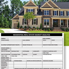 Load image into Gallery viewer, Real Estate Agent Supplies – Real Estate Market Analysis Notepad for Listing Realtor Folders. A Checklist Form to Help Determine Residential Market Value. 50 Sheet Pad 8.5X11. Made in the USA. .