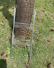 Load image into Gallery viewer, 5 Pack Yard Sign Stakes Metal,18'' x 7'' H Frames Yard Stakes for Signs silver