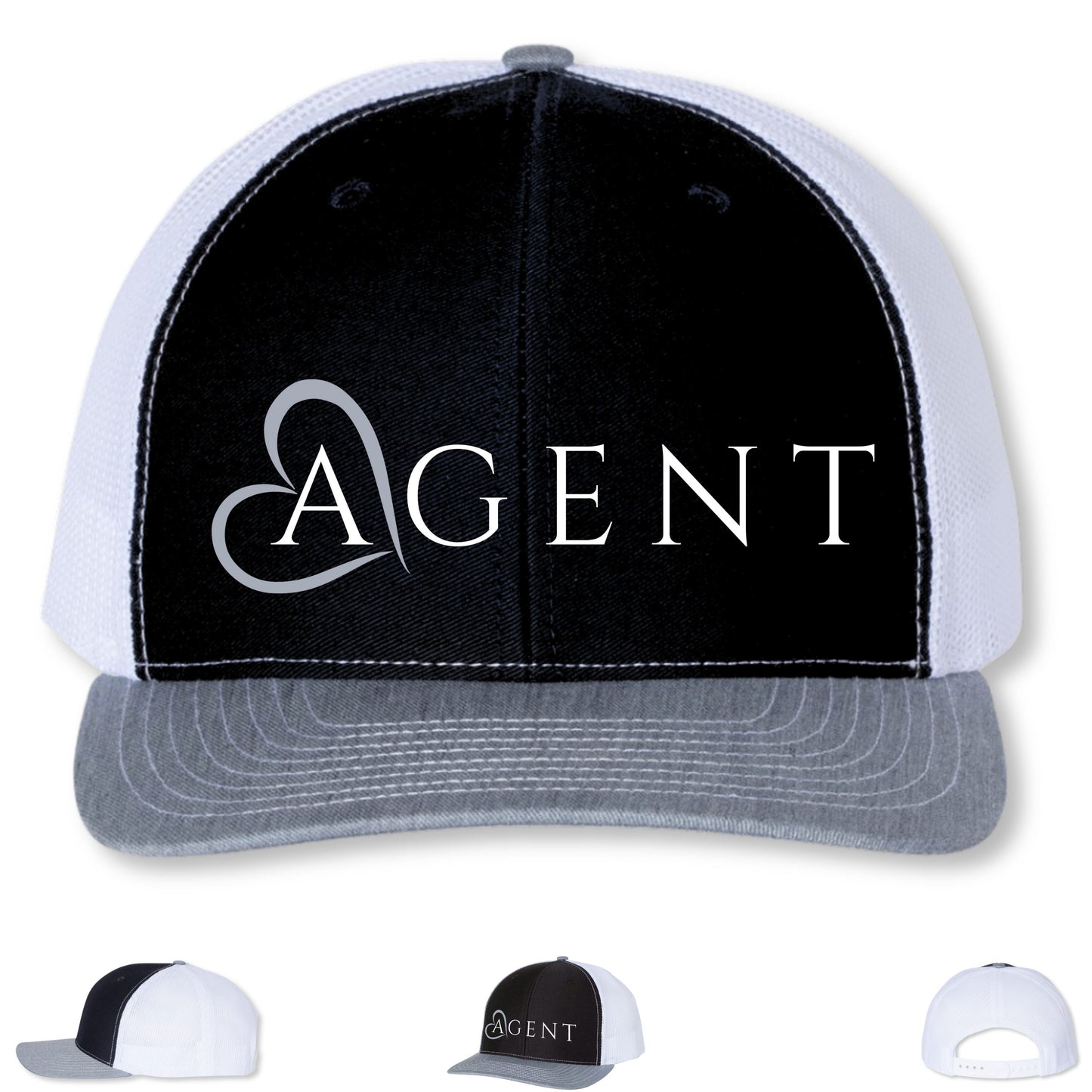 Realtor Hat – Real Estate Agent Snapback Cap with Adjustable Mesh Back – Trucker Baseball Hat for Everyday Marketing, Client Meetings, Showings & Open Houses – Great Realtor Gift