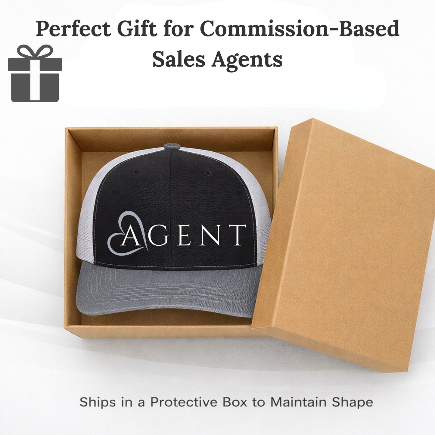 Realtor Hat – Real Estate Agent Snapback Cap with Adjustable Mesh Back – Trucker Baseball Hat for Everyday Marketing, Client Meetings, Showings & Open Houses – Great Realtor Gift