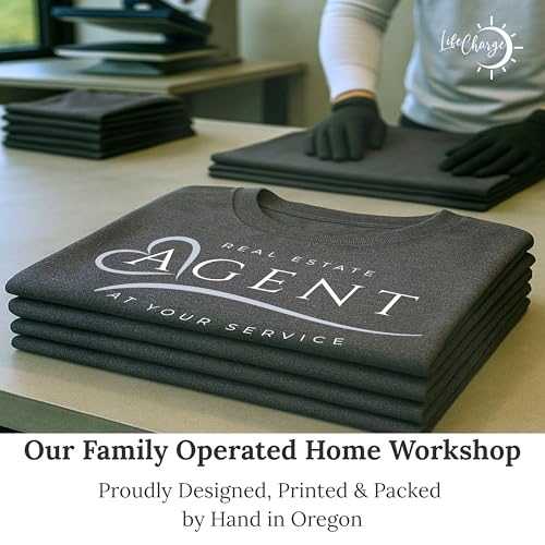 Women’s Real Estate Agent T-Shirt – “At Your Service” Professional Realtor Tee