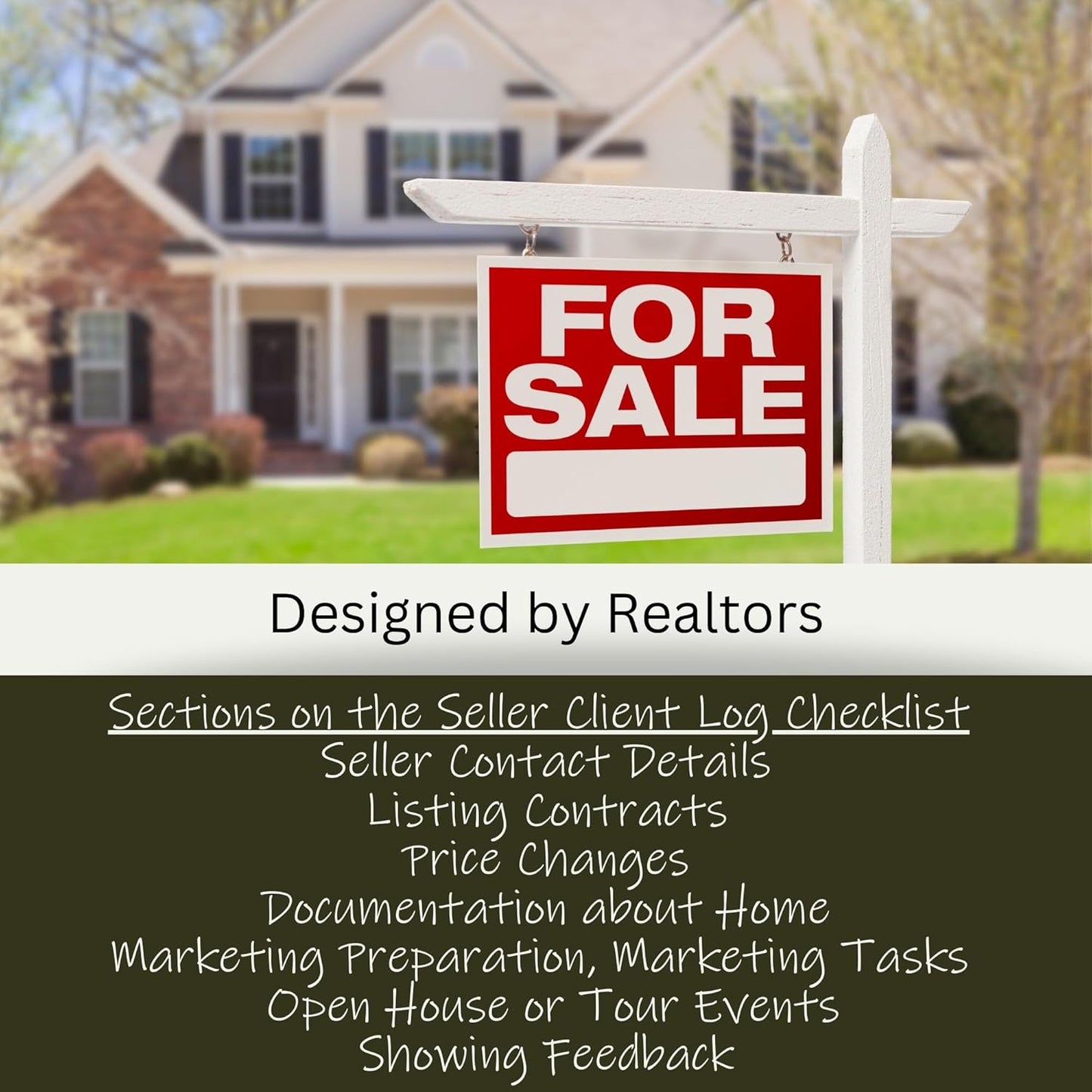 Seller Client Log Notepad – Real Estate Seller Tracking & Consultation Form (8.5 × 11)