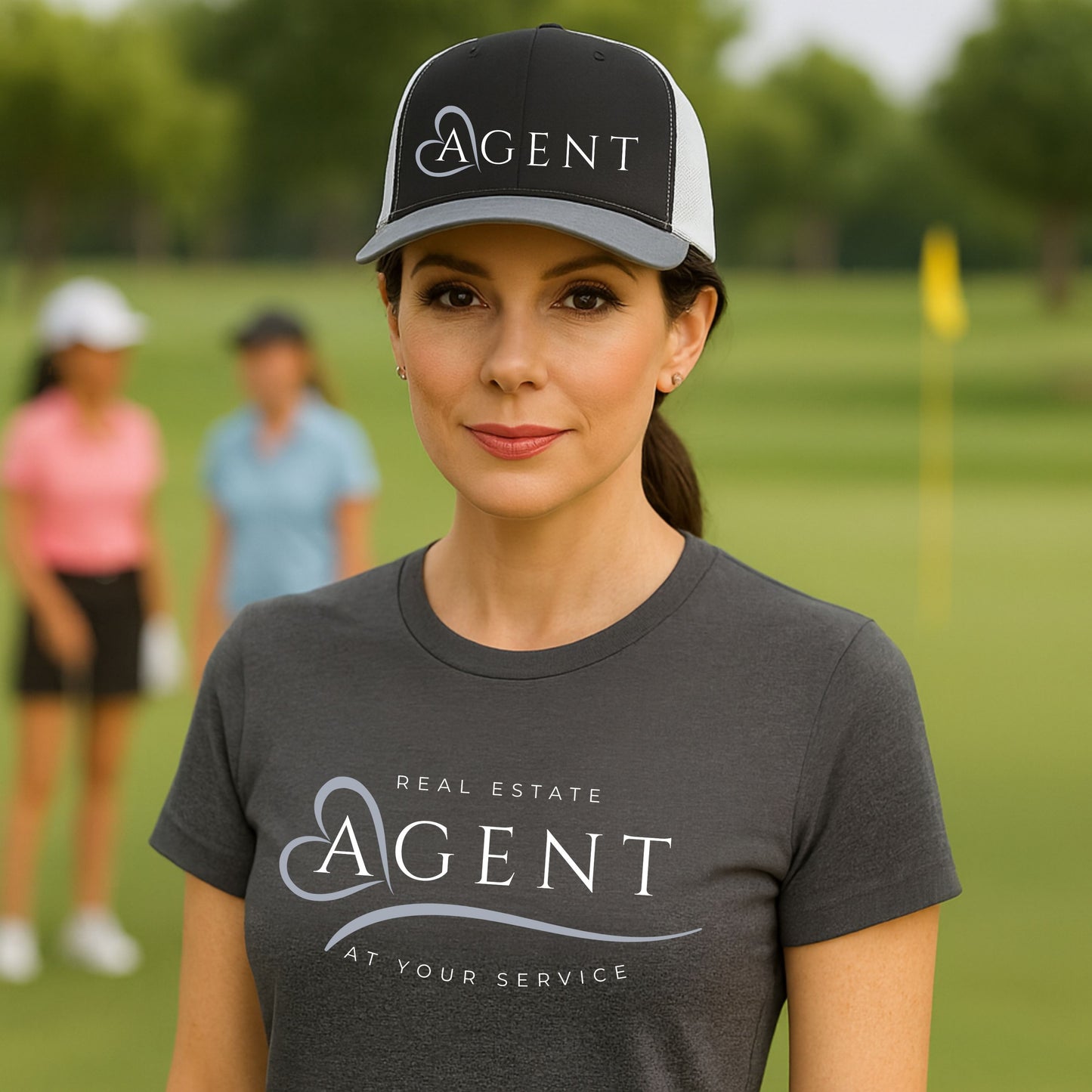 Realtor Hat – Real Estate Agent Snapback Cap with Adjustable Mesh Back – Trucker Baseball Hat for Everyday Marketing, Client Meetings, Showings & Open Houses – Great Realtor Gift