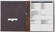 Load image into Gallery viewer, Real Estate Agent Supplies - Home Buyer Client Log to Include in Real Estate File Folders. Realtor Log to Track Buyer Needs, Home Showings &amp; Activity. 50 Page Notepad. 8.5 X 11. Made in the USA.
