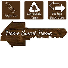 Load image into Gallery viewer, Extra Large Real Estate Key Sold Sign | One Sign Double Sided | Social Media Photo Prop for Realtors and New Home Owners | Real Estate Agent Gift (Home Sweet Home / Sold!)
