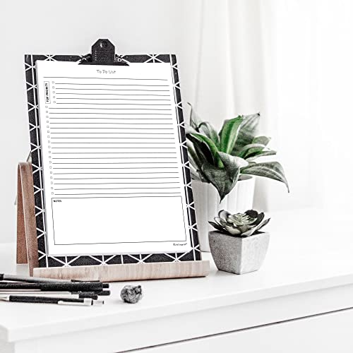 TO DO List Notepad, 60 Page Planner Pad. Undated ToDo Checklist w/Priority & Note Sections. Organize & Track Projects, Clients or Daily Tasks. 8.5 X 11, A4 Sheets.