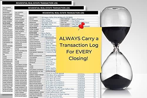 Book Log NextDayLabels Residential – 50 Sheets, Grid Format For Agents ...